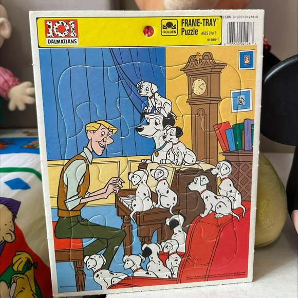 101 DALMATIANS GOLDEN TRAY FRAME TRAY PUZZLE - Picture 1 of 4